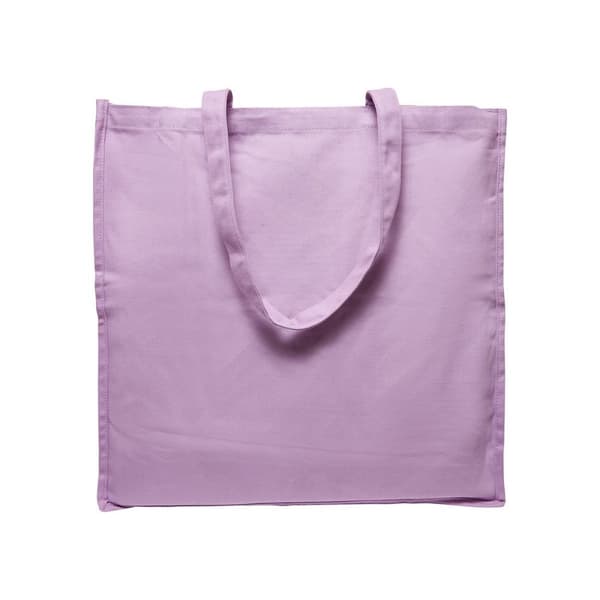 Build Your Brand Tote taske af lærred Soft Lilac One Size