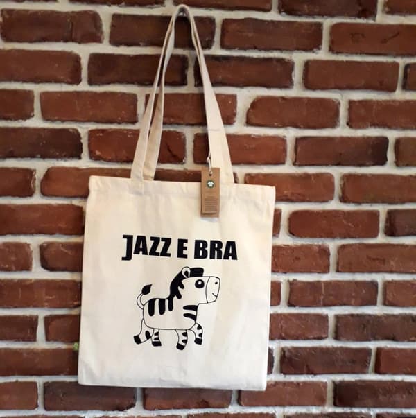 Tote bag: Jazz E Bra (ECO natural, beige)