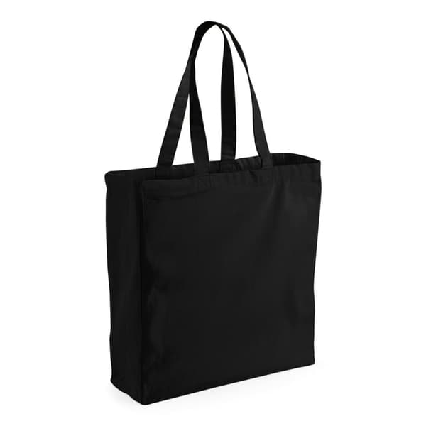 Westford Mill Classic Canvas Shopper Black One Size