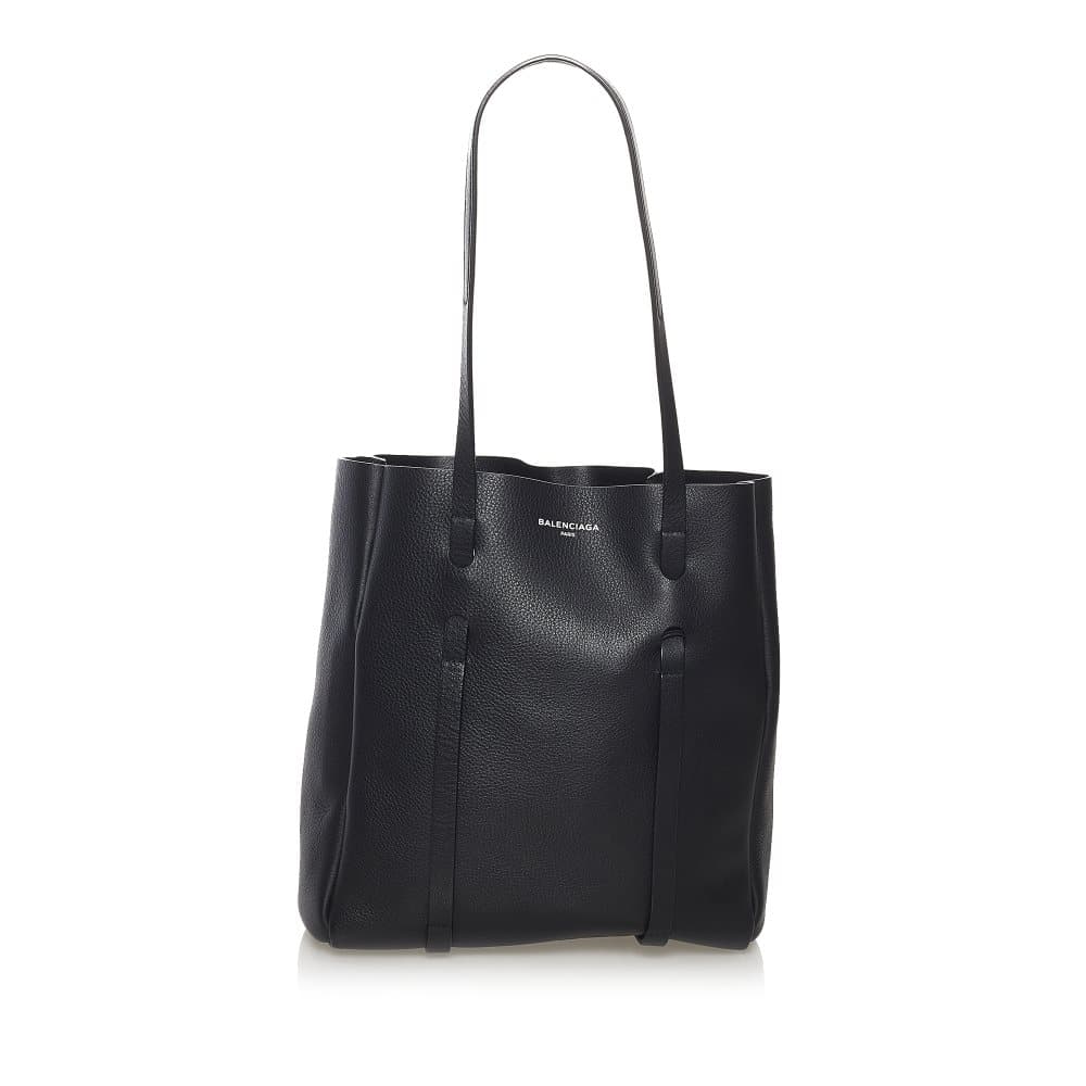 Pre-owned Balenciaga XS Everyday Leather Tote Bag Black