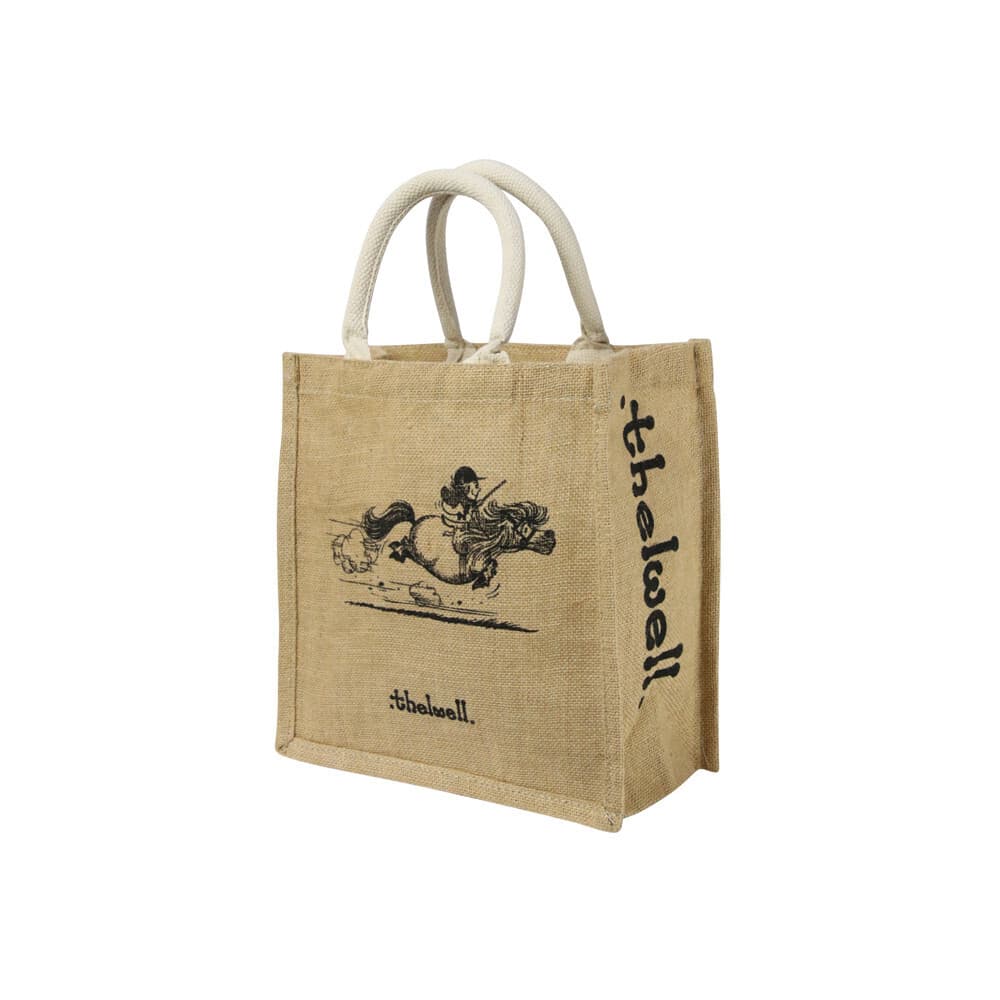 Hy Thelwell Collection Hessian Square Tote Bag