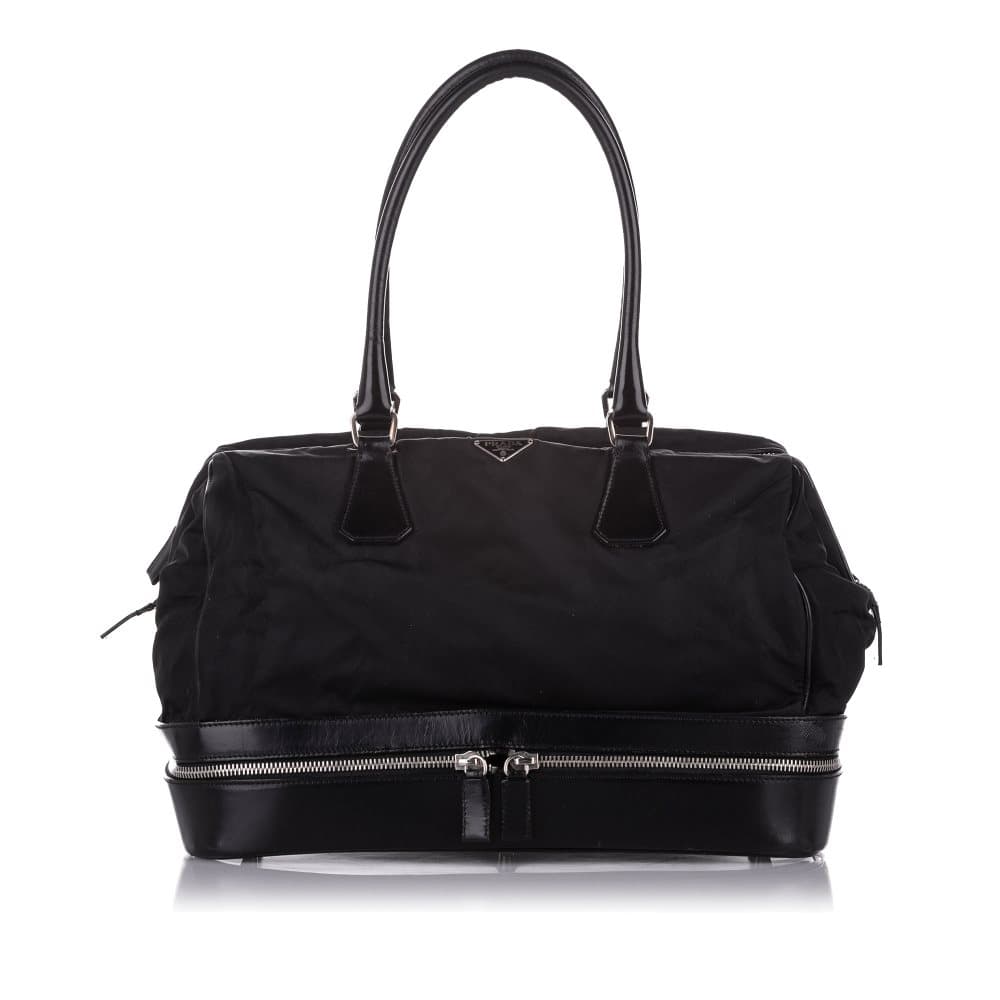 Pre-owned Prada Tessuto Tote Bag Black