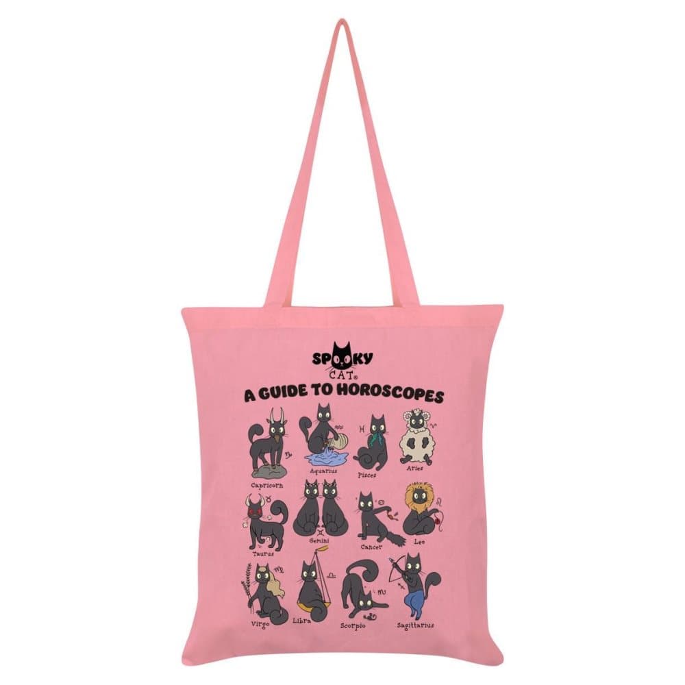 Spooky Cat En guide till horoskop Tote Bag