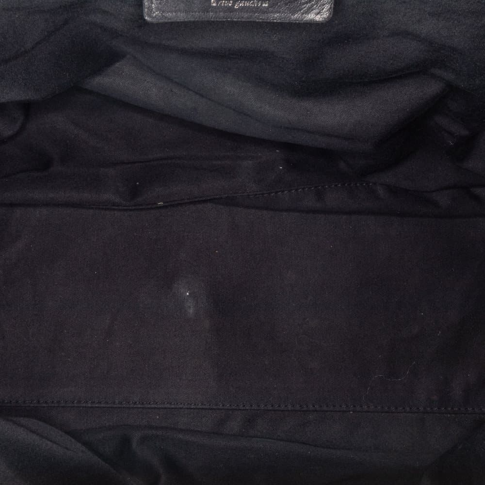 Pre-owned YSL Patent Leather Easy Black