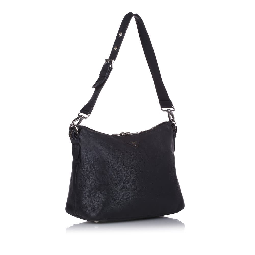 Pre-owned Prada Leather Tote Bag Black