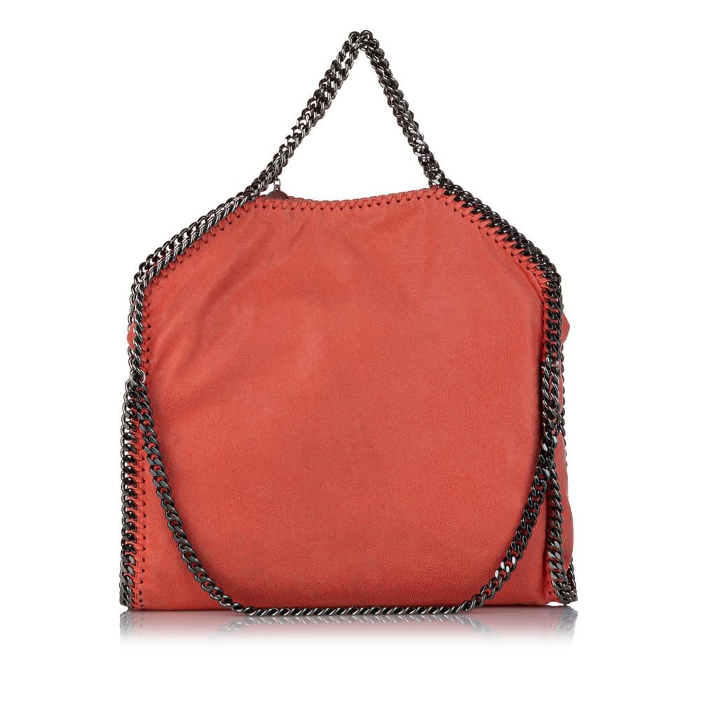 Pre-owned Stella McCartney Falabella Fold-Over Tote Bag Orange