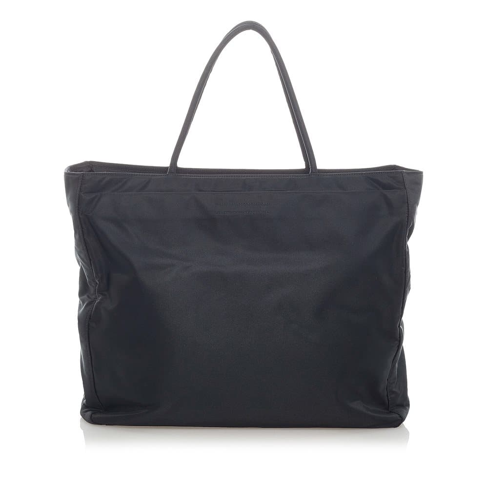 Pre-owned Prada Tessuto Tote Bag Black