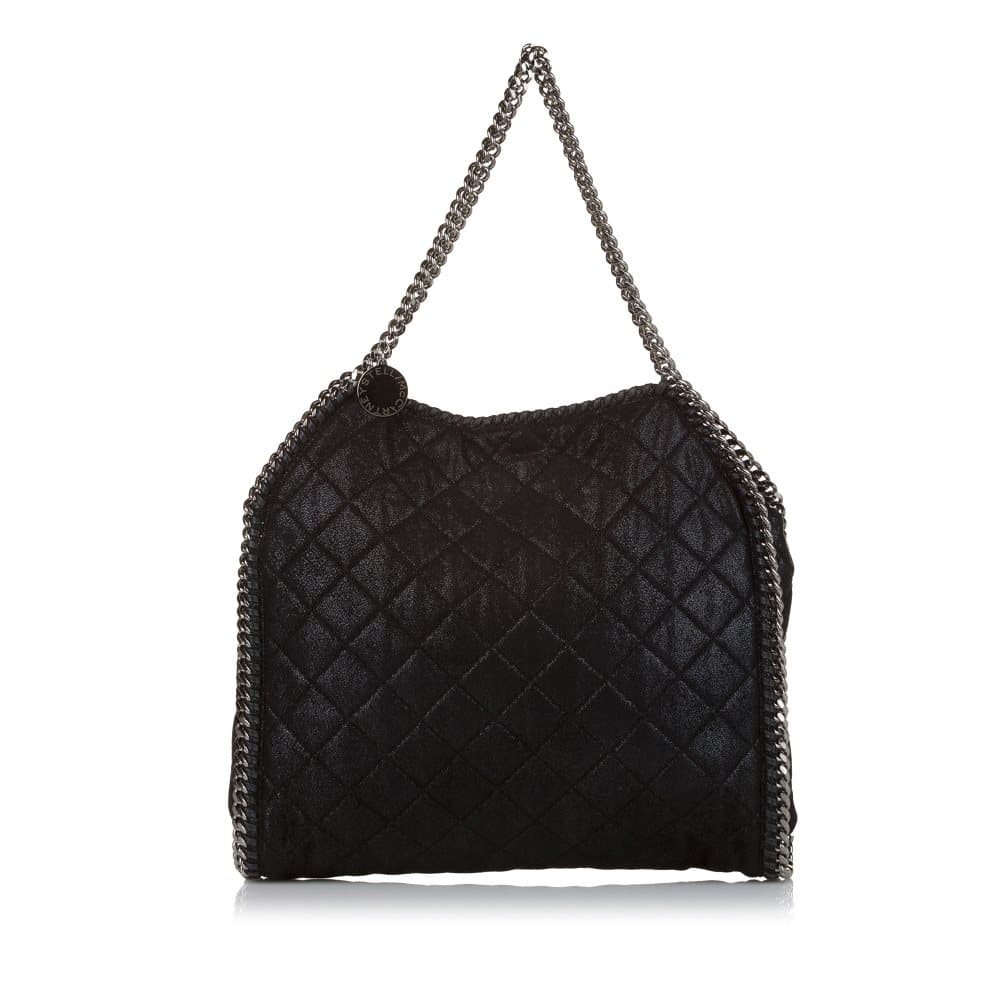 Pre-owned Stella McCartney Falabella Shaggy Deer Tote Bag Black