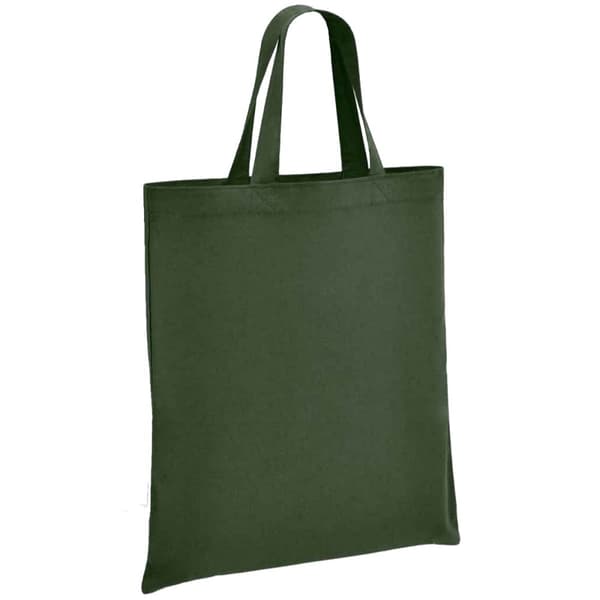 Brand Lab Taske med kort håndtag i bomuld Forest Green One Size