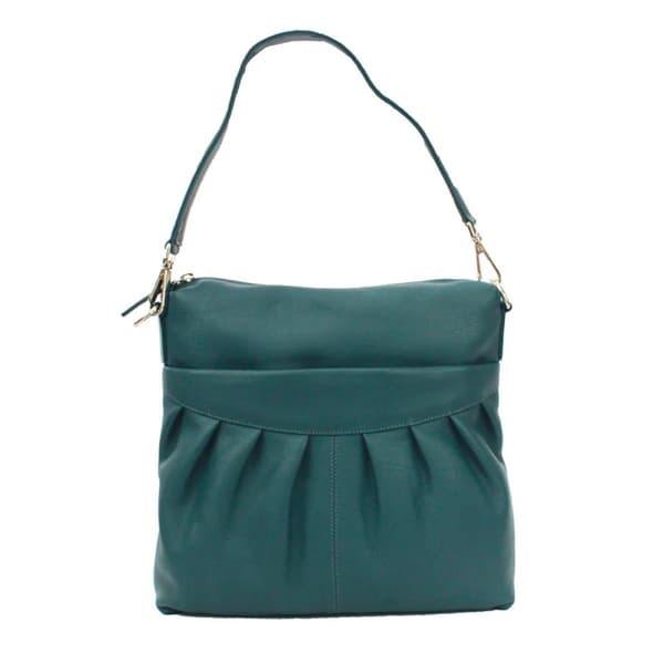 Eastern Counties Leather Dame/Ladies Leona Ruched læder håndtaske