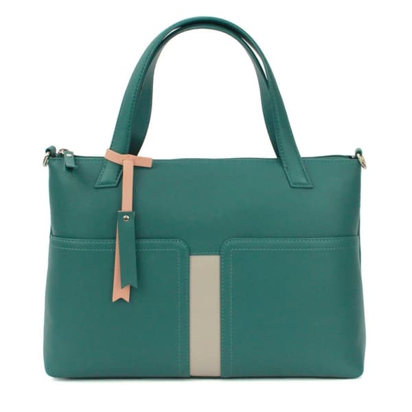 Eastern Counties Leather Verity Leather Handbag Aqua Blue One Size