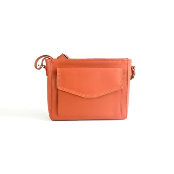 Eastern Counties Leather Autumn Leather Handbag Russet One Size