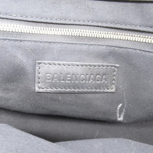 Pre-owned Balenciaga Small Canvas Cities Paris Jumbo Tote White