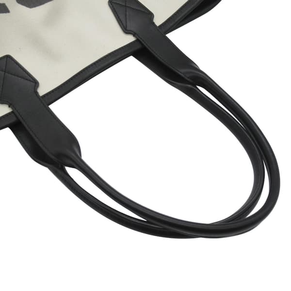 Pre-owned Balenciaga Small Canvas Cities Paris Jumbo Tote White