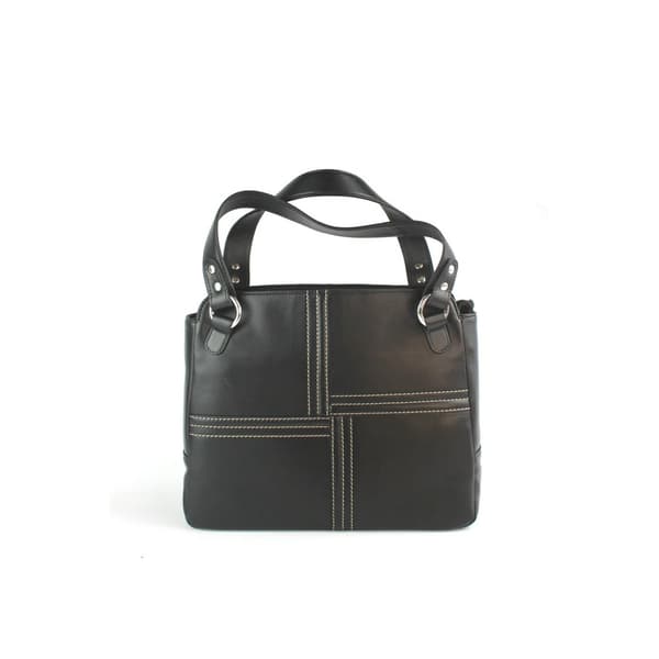 Eastern Counties Leather Kvinnor/Damer Janie läderhandväska Black One Size