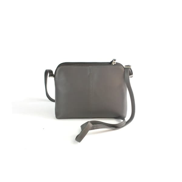 Eastern Counties Leather Terri Leather Handbag Dark Grey One Size