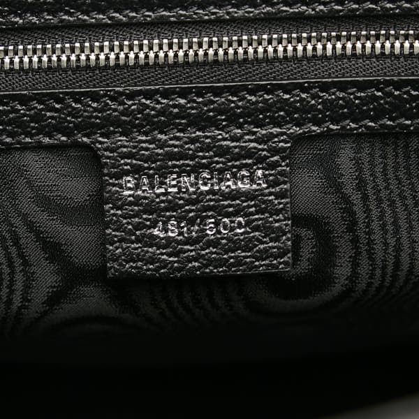 Pre-owned Balenciaga The Hacker Project Graffiti BB Supreme Tote Black