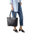 Miniatyrbild 4 av 4: Dorothy Perkins Dam/Tjej Trish Tote Bag med sömmar