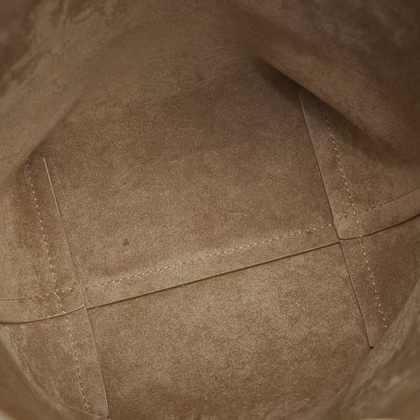 Pre-owned The Row Small N/S Park Suede Tote Brown
