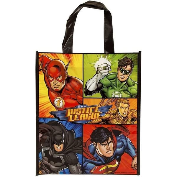 Justice League Logo Plastic Tote Bag Multicoloured One Size