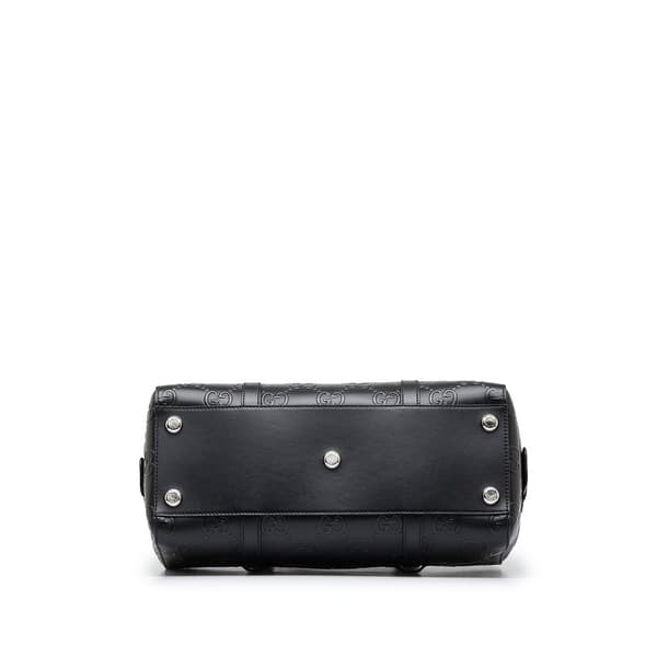 Pre-owned Gucci GG Embossed Tote Black