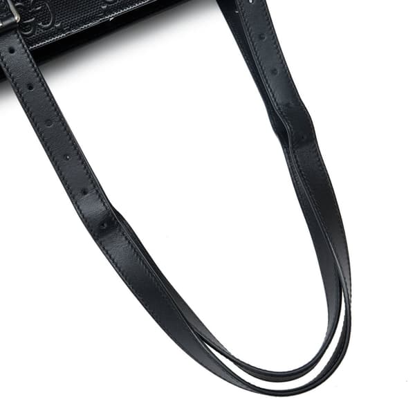 Pre-owned Gucci GG Embossed Tote Black