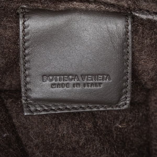 Pre-owned Bottega Veneta Padded Maxi Intrecciato Tote Brown