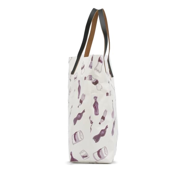 Pre-owned Marni Printed Tote Bag White