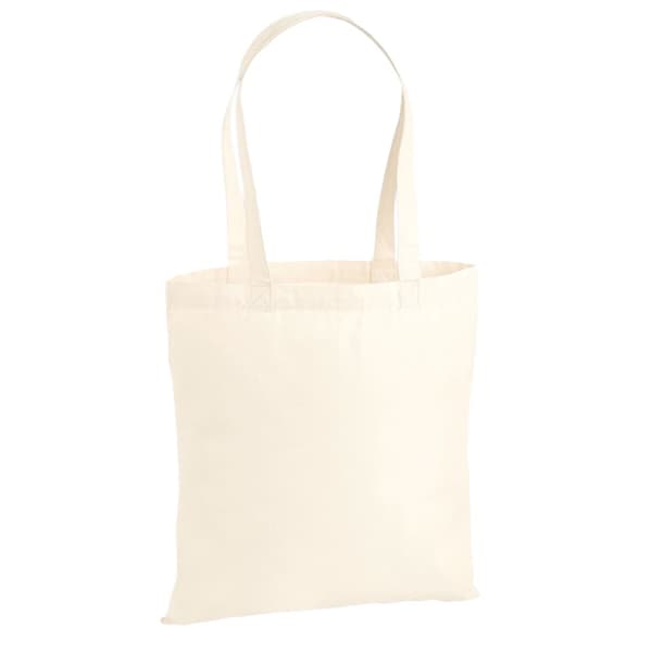 Westford Mill Premium Cotton Tote Natural One Size