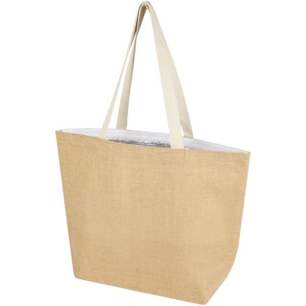 Juta Plain Jute 12L Cooler Tote Bag Natural One Size