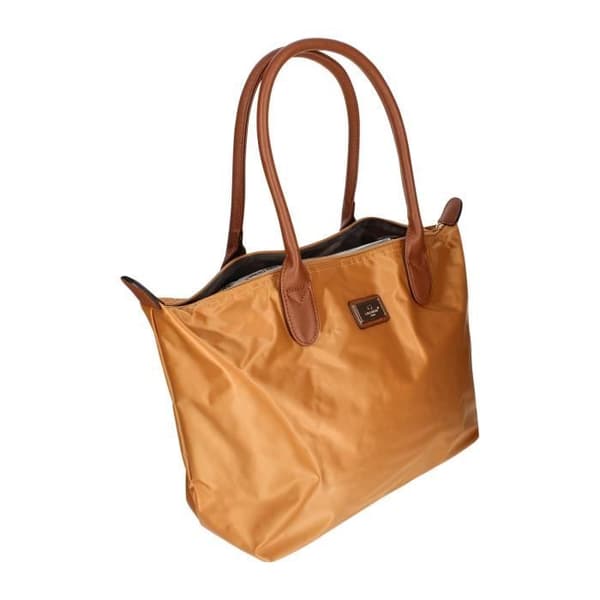 Stor handväska i polyester - Gallantry Paris - Taupe