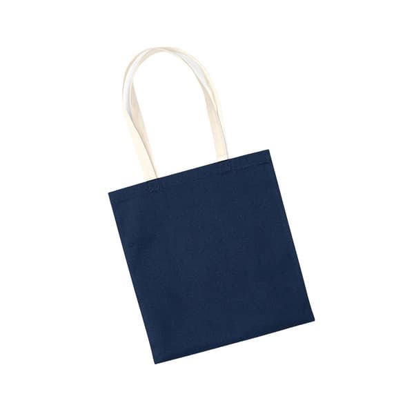 Westford Mill EarthAware Organic Bag For Life Contrast Tote Bag