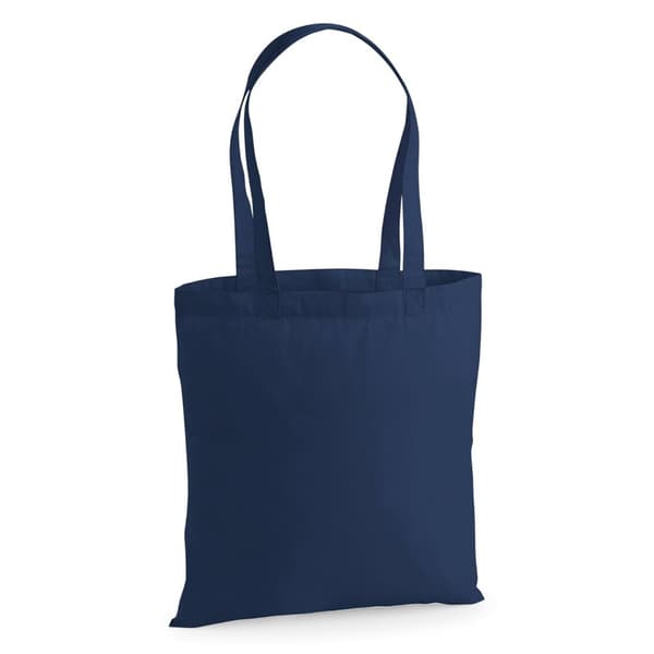 Westford Mill Premium Cotton Tote Bag French Navy One Size
