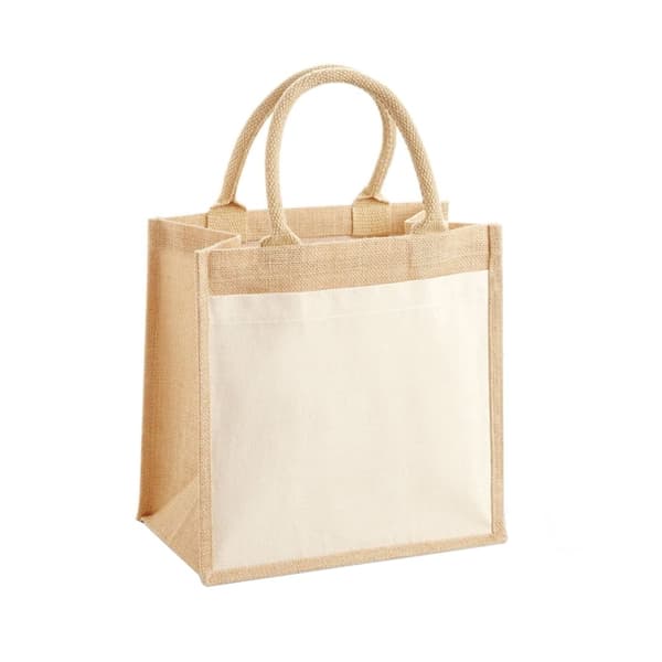 Westford Mill Pocket Jute Midi Tote