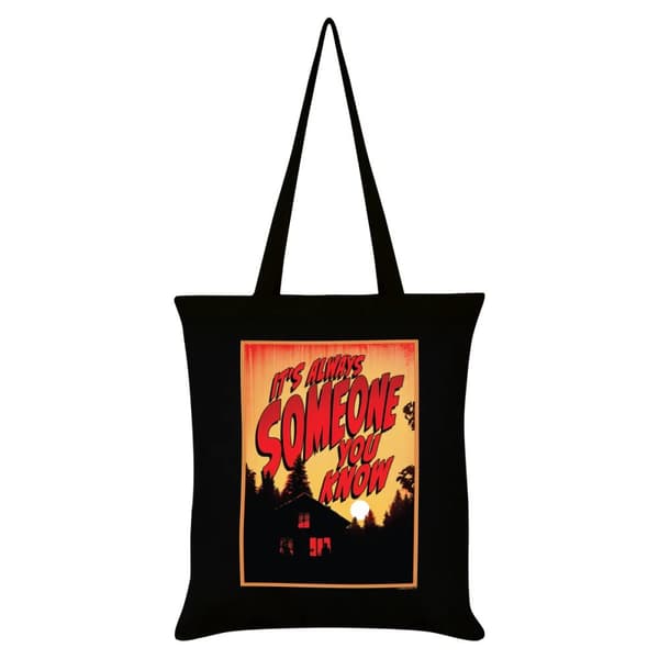 Grindstore It´s Always Someone You Know Horror Tote Bag Black/Orange One Size