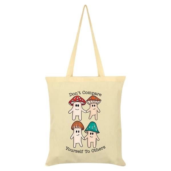Grindstore Don´t Compare Yourself To Others Tote Bag Cream One Size