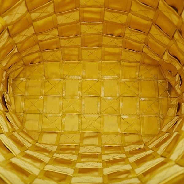 Pre-owned Bottega Veneta Maxi Nappa Intrecciato Cassette Tote Yellow