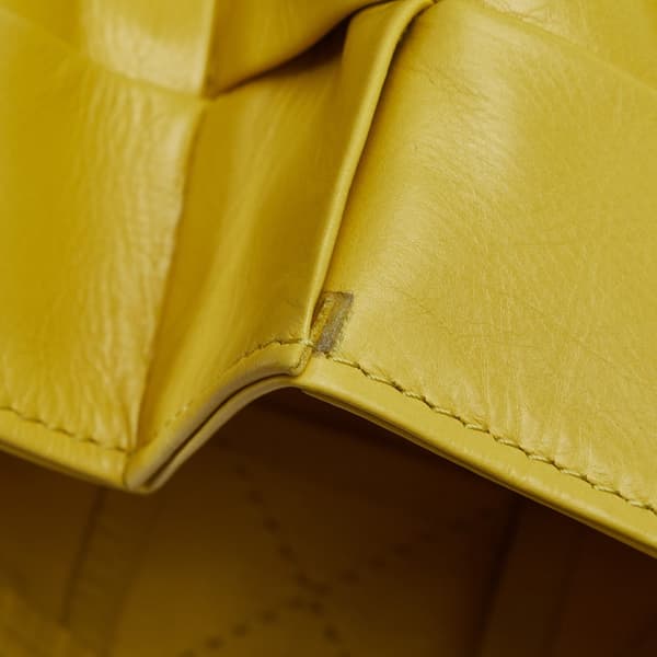 Pre-owned Bottega Veneta Maxi Nappa Intrecciato Cassette Tote Yellow