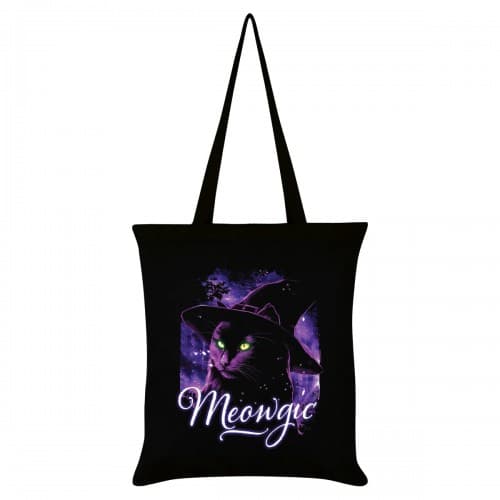 Grindstore Meowgic Tote Bag Black/Purple One Size