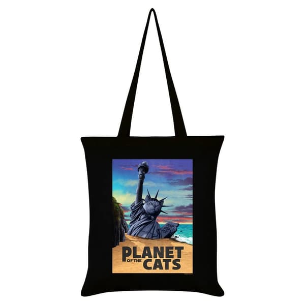 Horror Cats Planet Of The Cats Tote Bag Black 42cm x 38cm