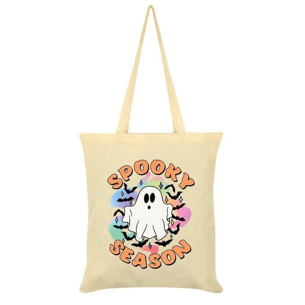Grindstore Spooky Season Tote Bag Cream/Multicoloured One Size