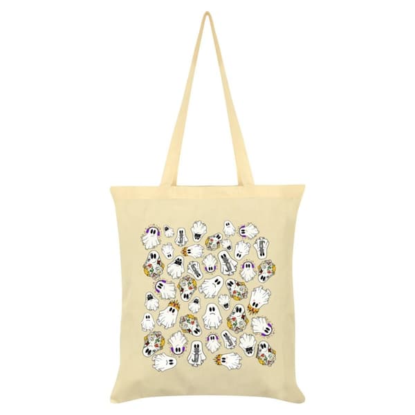 Grindstore The Boo Crew! Tote Bag Cream/White One Size