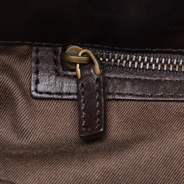 Pre-owned Gucci GG Canvas Tote Brown
