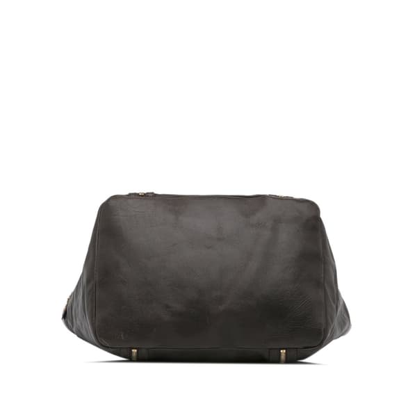 Pre-owned Dolce & Gabbana Leather Tote Bag Brown
