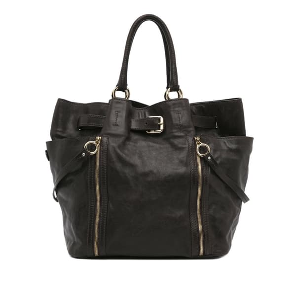 Pre-owned Dolce & Gabbana Leather Tote Bag Brown