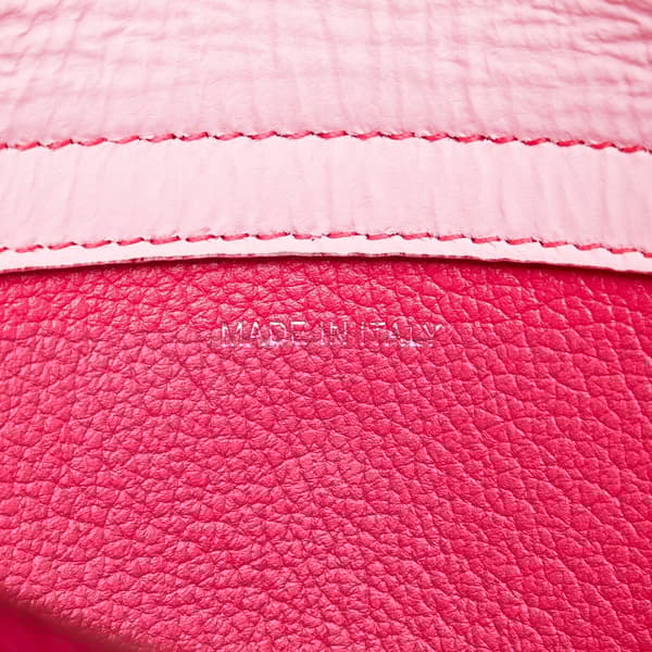 Pre-owned Dior Perforated Cannage Dioriva Tote Pink