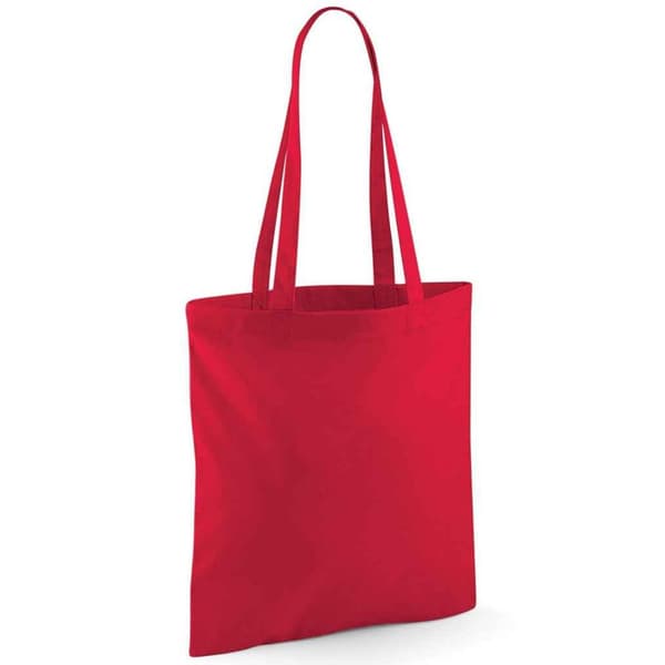 Westford Mill Long Handle Tote Bag Classic Red One Size