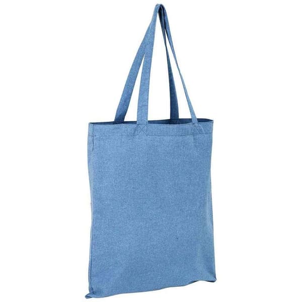 SOLS Awake Recycled Tote Bag Heather Blue One Size