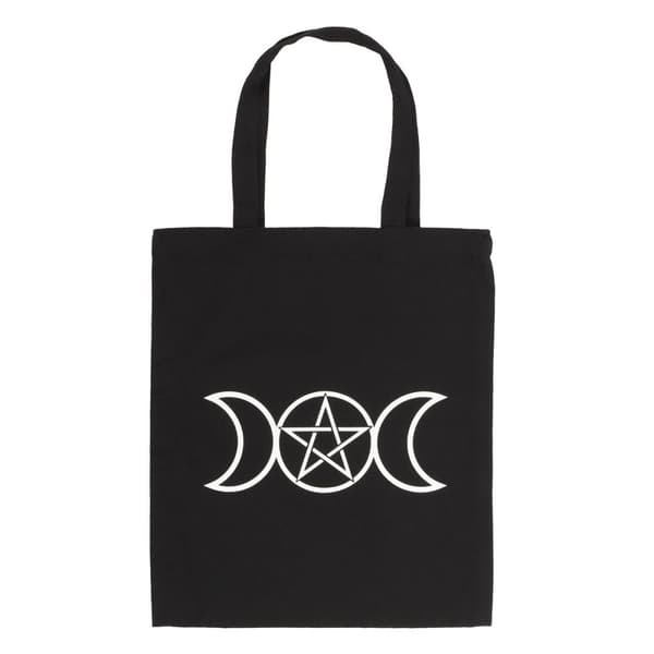 Something Different Triple Moon Tote Bag Black/White One Size