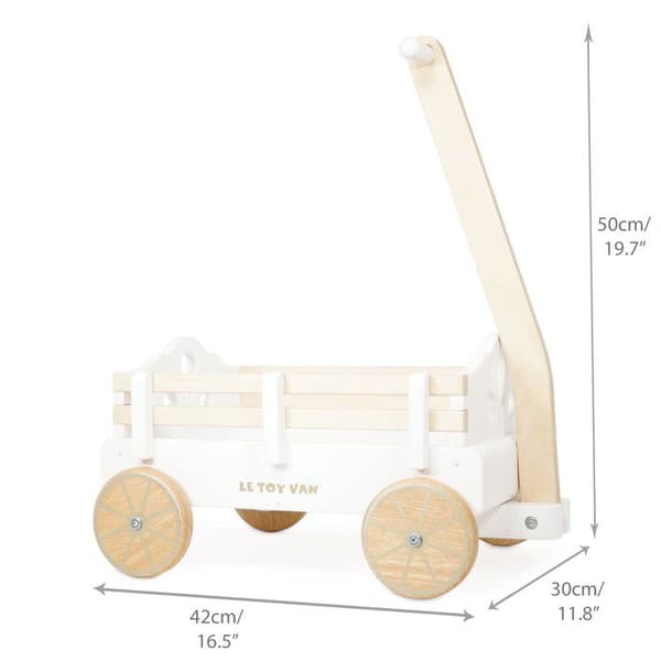 Leksak - Le Toy Van - Trolley med hjul - Hållbart gummiträ och massivt plywood - Blandat - 42x50x30 cm